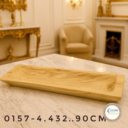 جاط خشب طبيعي كبير بوفيهات